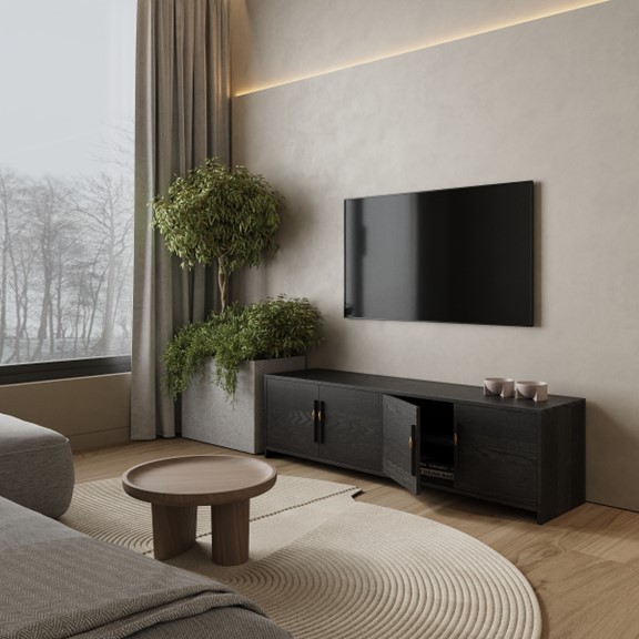 ESTELLE, Tủ TV TVD_073, 160x40x45cm, sản xuất bởi Scandi Home