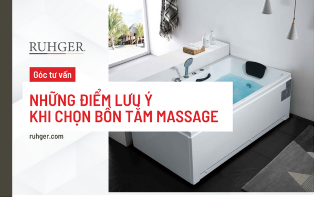 Tư Vấn Chọn Bồn Tắm Massage: Những Điểm Cần Lưu Ý
