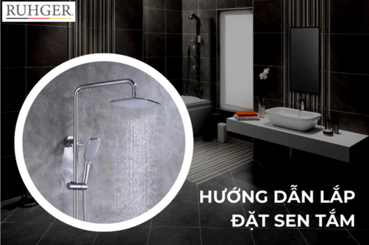 Kinh nghiệm lắp đặt sen tắm đơn giản