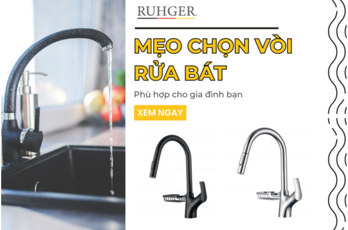 Lựa chọn thông minh: Mẹo chọn vòi rửa bát phù hợp nhất cho gia đình