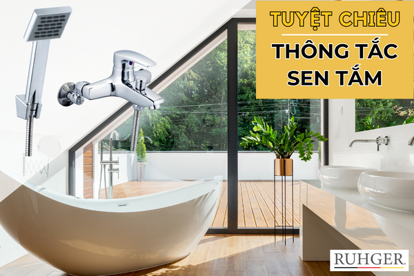 Tuyệt chiêu làm sạch sen tắm nhanh chóng và tiện lợi để nước luôn chảy đều, mạnh mẽ