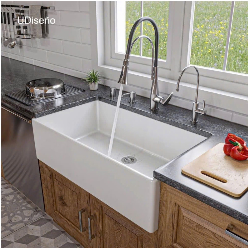 Chậu rửa bát có yếm Apron Sink phong cách mới