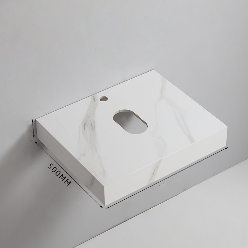 Bàn đá hộp lavabo chất liệu đá nhân tạo chống xước chịu nước tốt