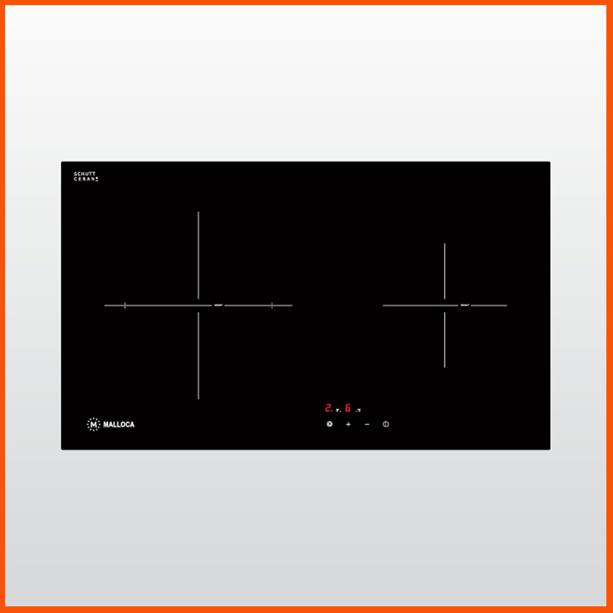 Bếp điện MR 732 chính hãng, 2 vùng nấu, điều khiển cảm ứng âm