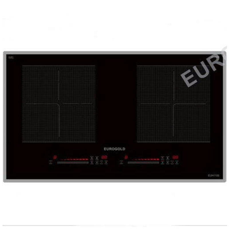 Bếp từ 2 vùng nấu Eurogold EUH1155, thiết kế sang trọng, phù hợp căn bếp hiện đại