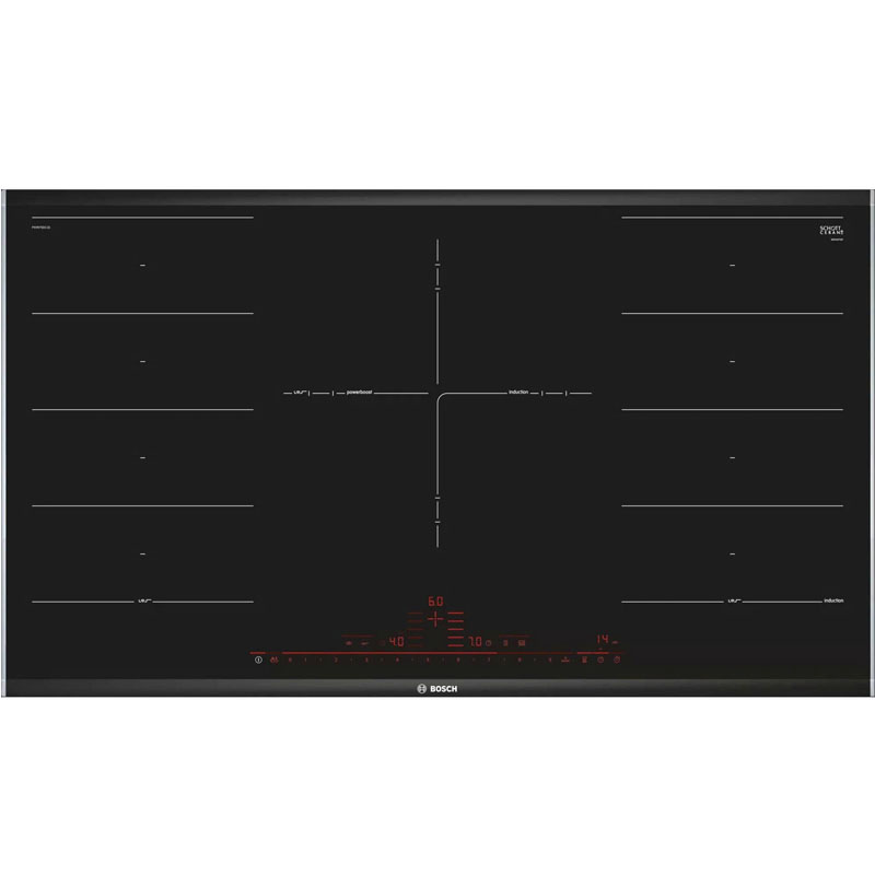 Bếp từ Bosch PXV975DC1E Series 8 nhập khẩu Đức, thiết kế sang trọng, 5 vùng nấu