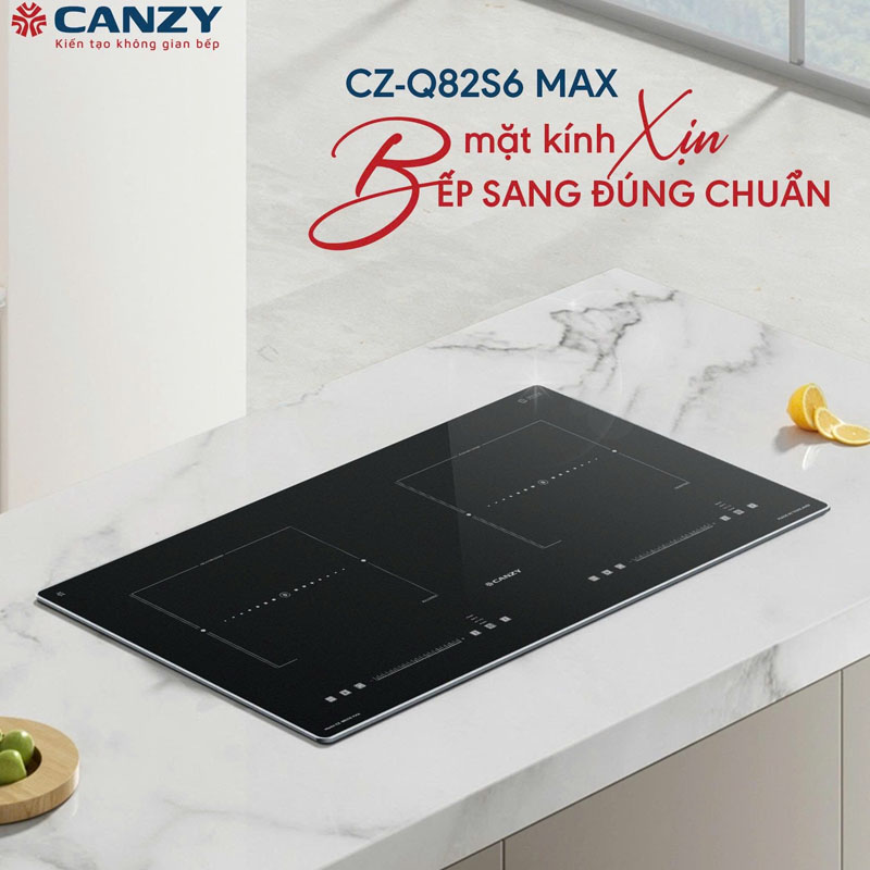 Chức năng Booster công suất mạnh mẽ trên bếp từ Canzy CZ Q82S6 Max
