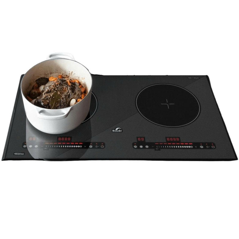 Bếp từ đôi Bauer BE386SA thiết kế sang trọng, tiện nghi cho gian bếp hiện đại