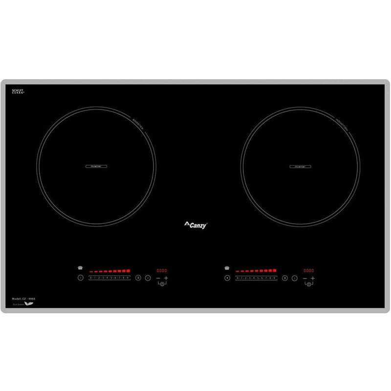 Bếp từ đôi CANZY CZ 998S chính hãng, mặt kính Schott Ceran Đức