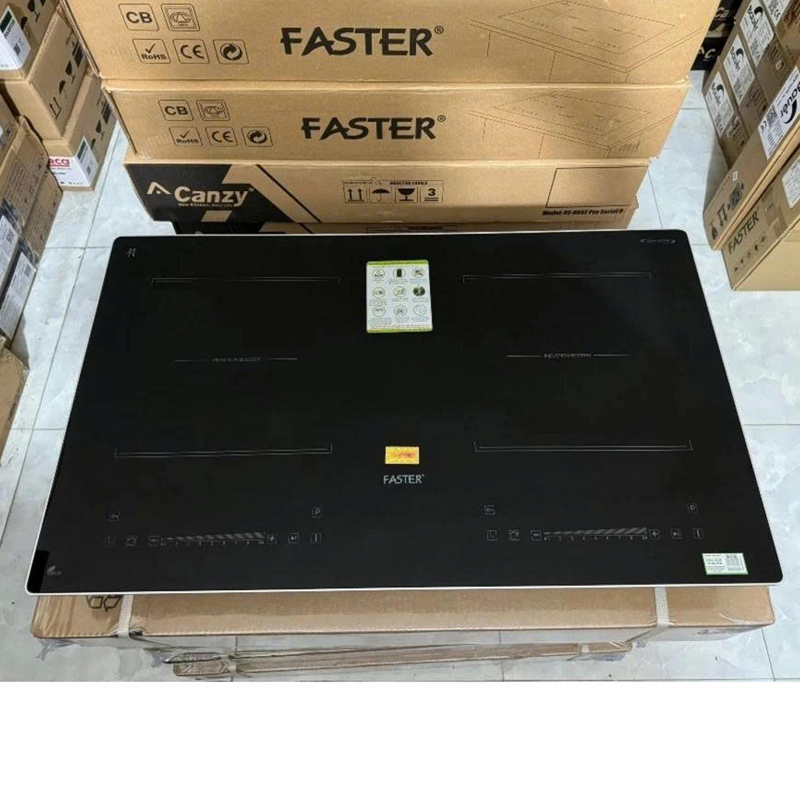 Bếp từ đôi Faster FS 636I – Thiết kế sang trọng, 2 vùng nấu từ độc lập, tiết kiệm điện năng, chính hãng Faster