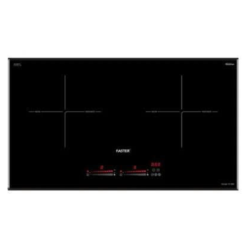 Bếp từ đôi Faster FS 988i lắp âm sang trọng, mặt kính Schott Ceran cao cấp