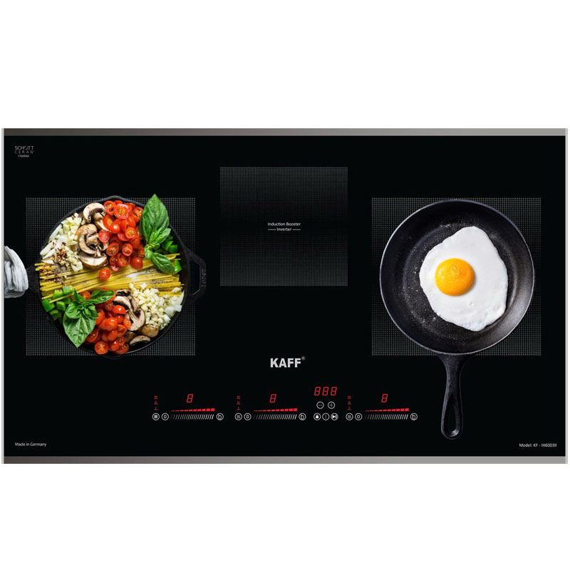 Bếp từ KAFF KF-IH6003II thiết kế 3 vùng nấu từ hiện đại