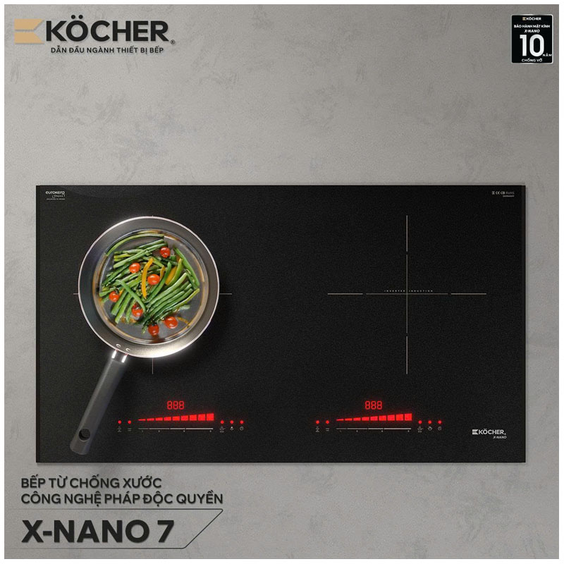 Mặt kính Xnano cao cấp chịu nhiệt tốt