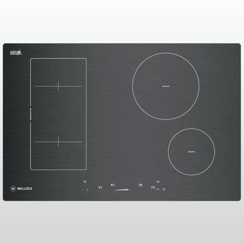 Bếp kính âm 4 từ Malloca MH-04I BM thiết kế sang trọng, hiện đại