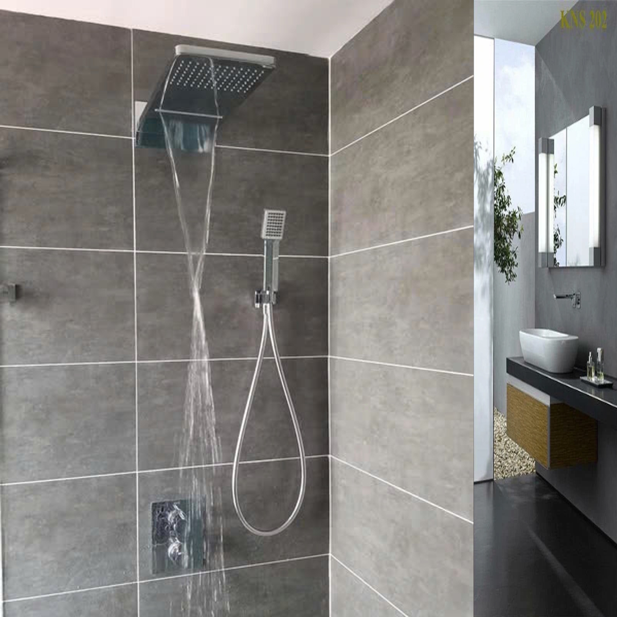 Sen tắm âm tường BL60379 thiết kế theo phong cách Châu Âu, mang lại vẻ đẹp sang trọng, hiện đại