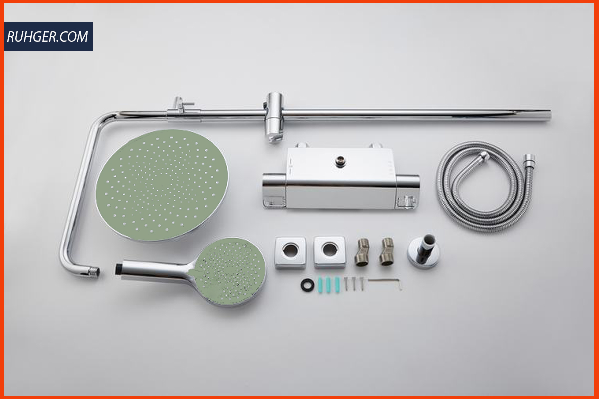 Bộ vòi sen KP9916 có đầy đủ chi tiết các phụ kiện 