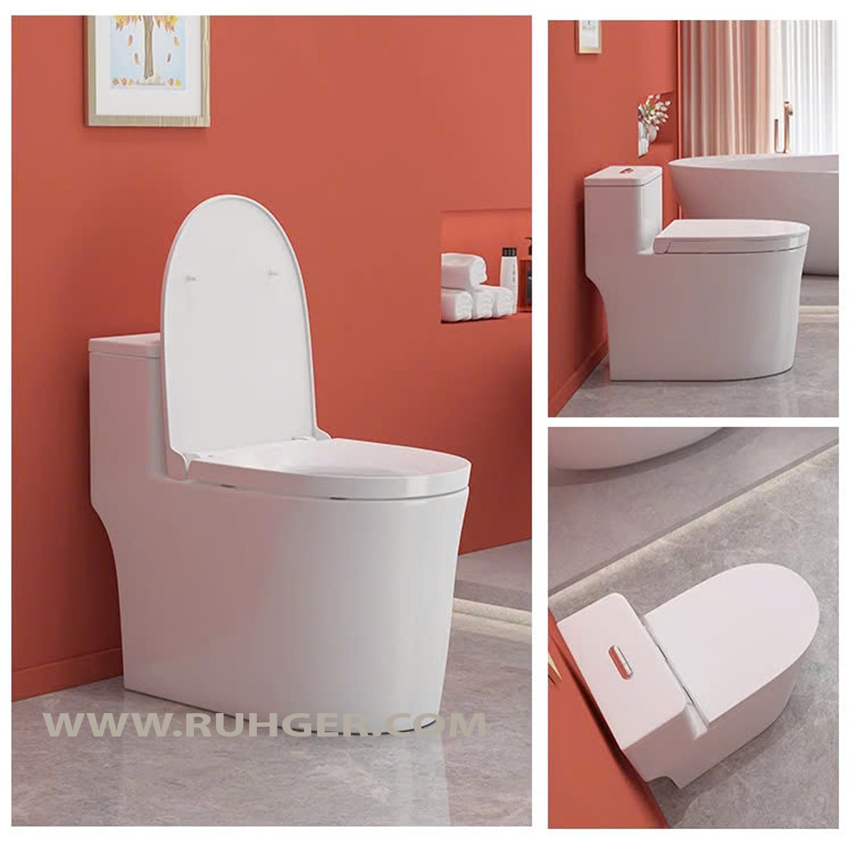 Bồn cầu LK138 thiết kế liền khối, dễ vệ sinh, kiểu dáng sang trọng phù hợp mọi phòng tắm