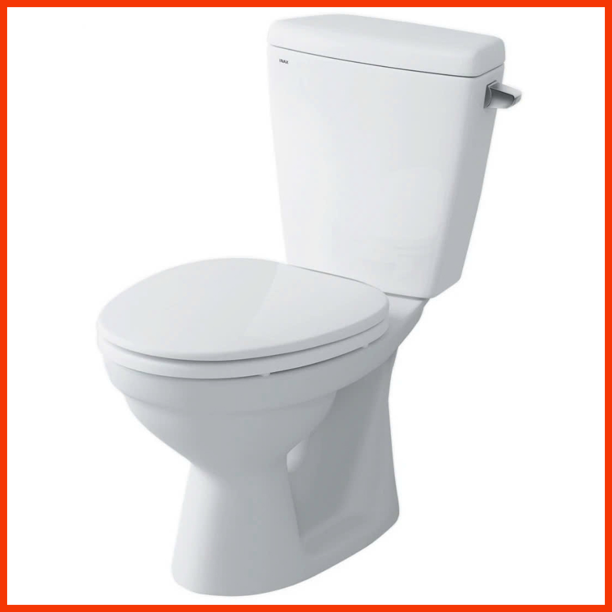 Bồn cầu Inax C-117VA 2 khối chính hãng, thiết kế nhỏ gọn, màu trắng đẹp