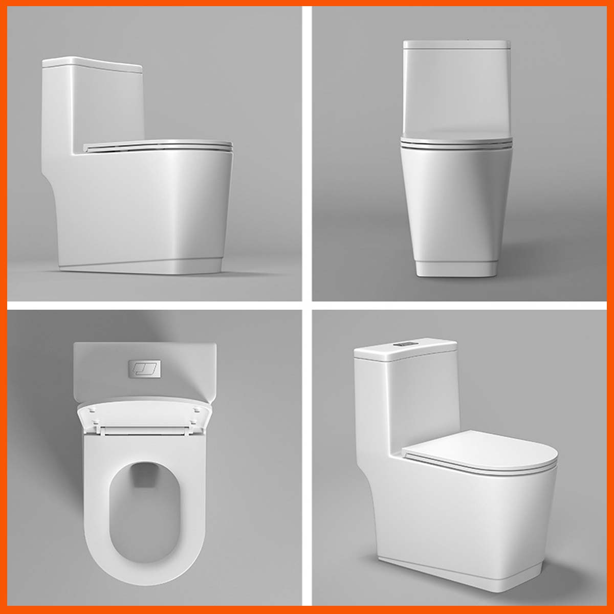 Nắp bồn cầu UF chống xước, rơi êm KRASIC K-8097