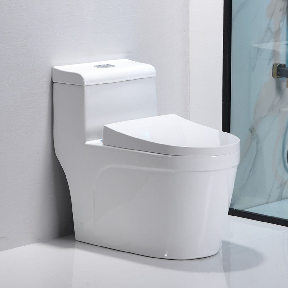 Bồn cầu liền khối CB19 xả xi-phông, chống tắc, men tuyết chống bám bẩn