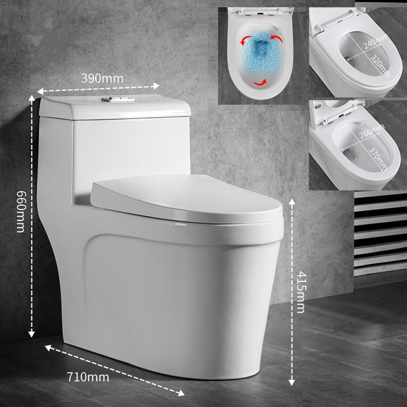 Bồn cầu một khối S038 phủ men Nano Tuyết trắng sáng kháng khuẩn chống bám bẩn