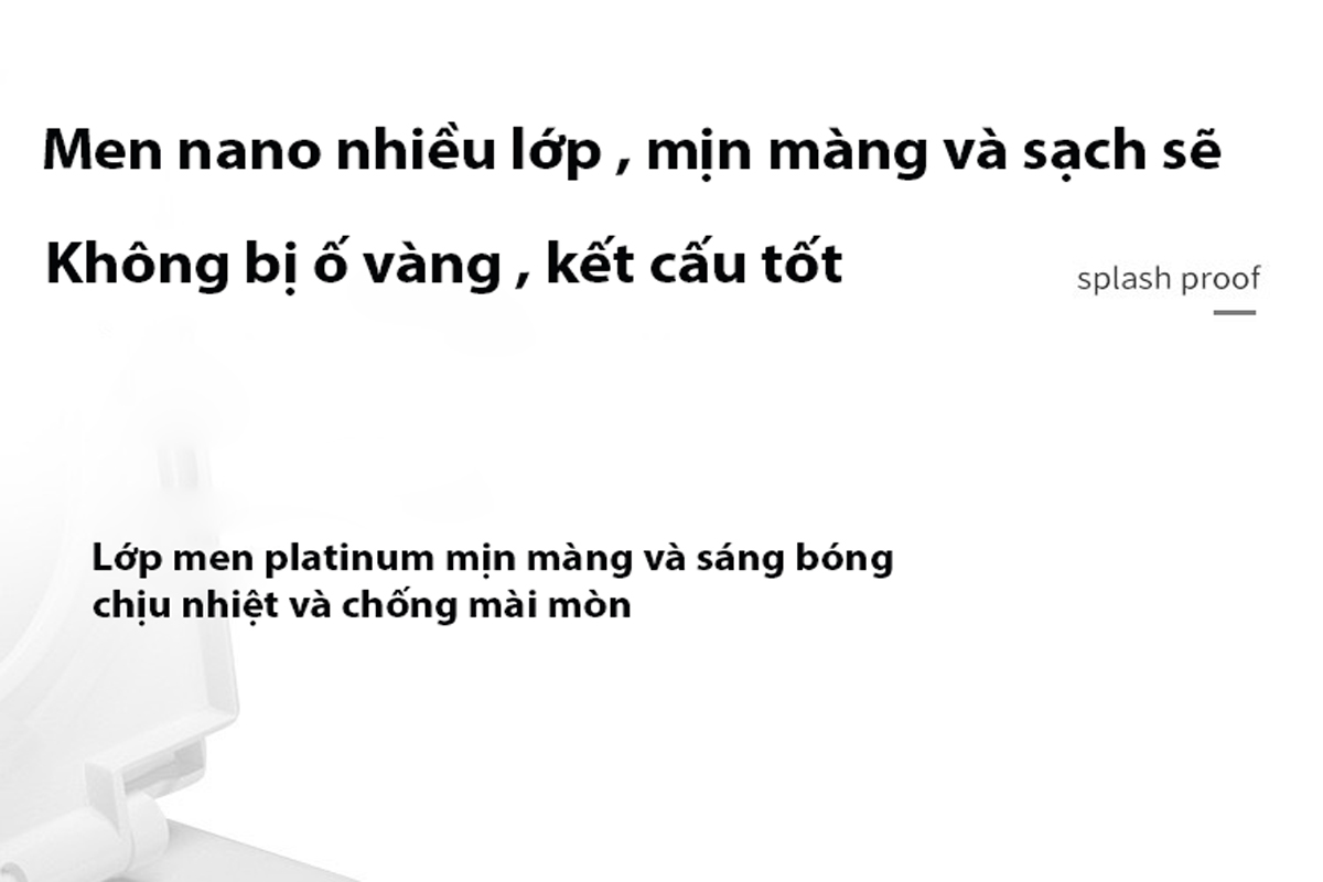 Bồn cầu LK155 với lớp men Nano - Chống bám bẩn, giữ bề mặt luôn sáng bóng,dễ lau chùi