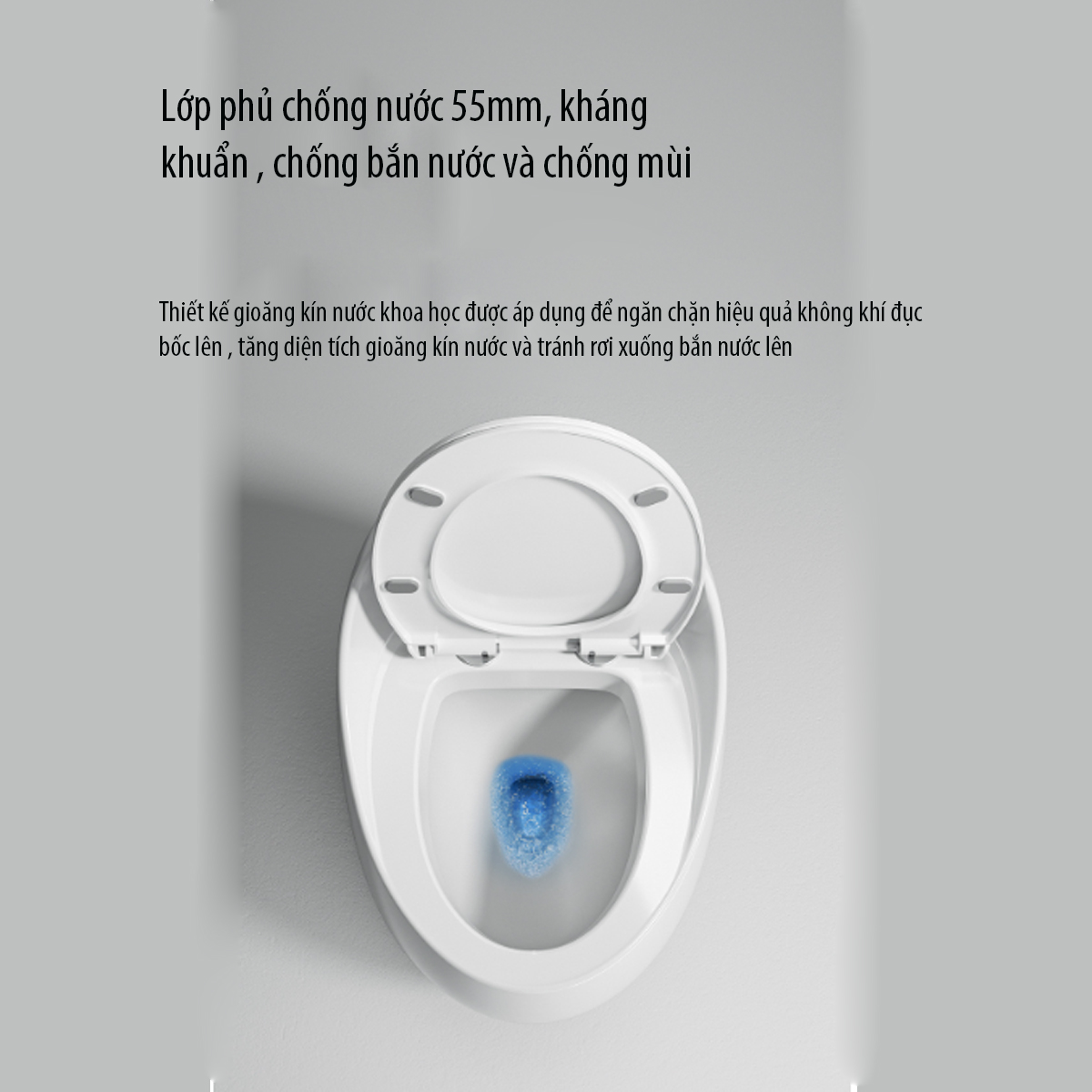 Bồn cầu trứng BT666 cao cấp, két nước cao cấp độ bền vượt trội tơi 20 năm sử dụng