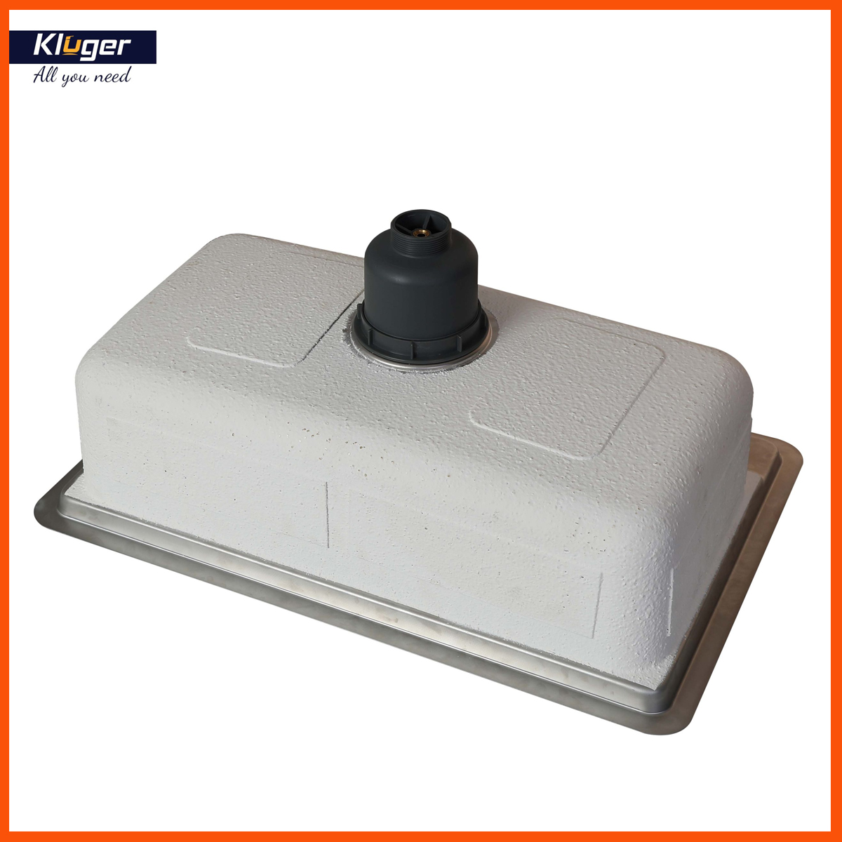 Chậu rửa Kluger KW8101FS – S72 Trang bị lớp sơn chống ngưng tụ, giúp ngăn nước đọng dưới đáy chậu 