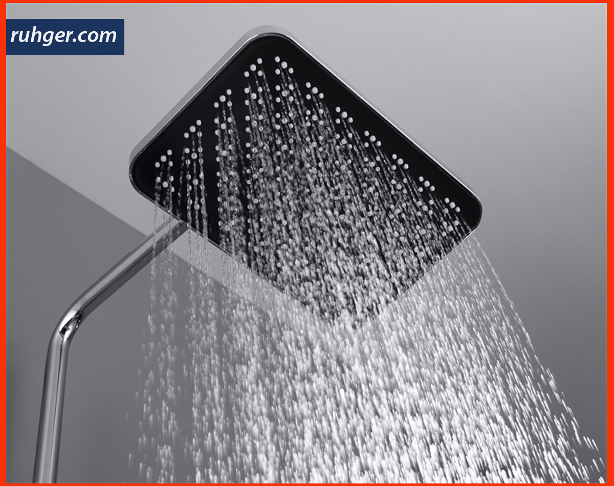 Công nghệ tắm mưa Air-Mix Rainshower trên Sen Tắm Cây RGL3005 Lux – Giúp tiết kiệm 23% nước, tạo dòng nước êm dịu và thư giãn