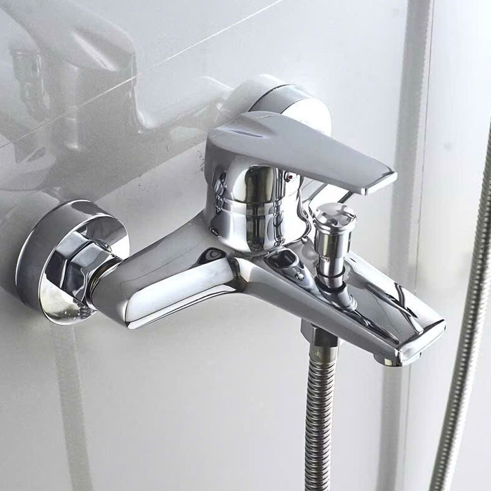 Củ sen tắm nóng lạnh bằng đồng mạ Crom sáng bóng siêu bền