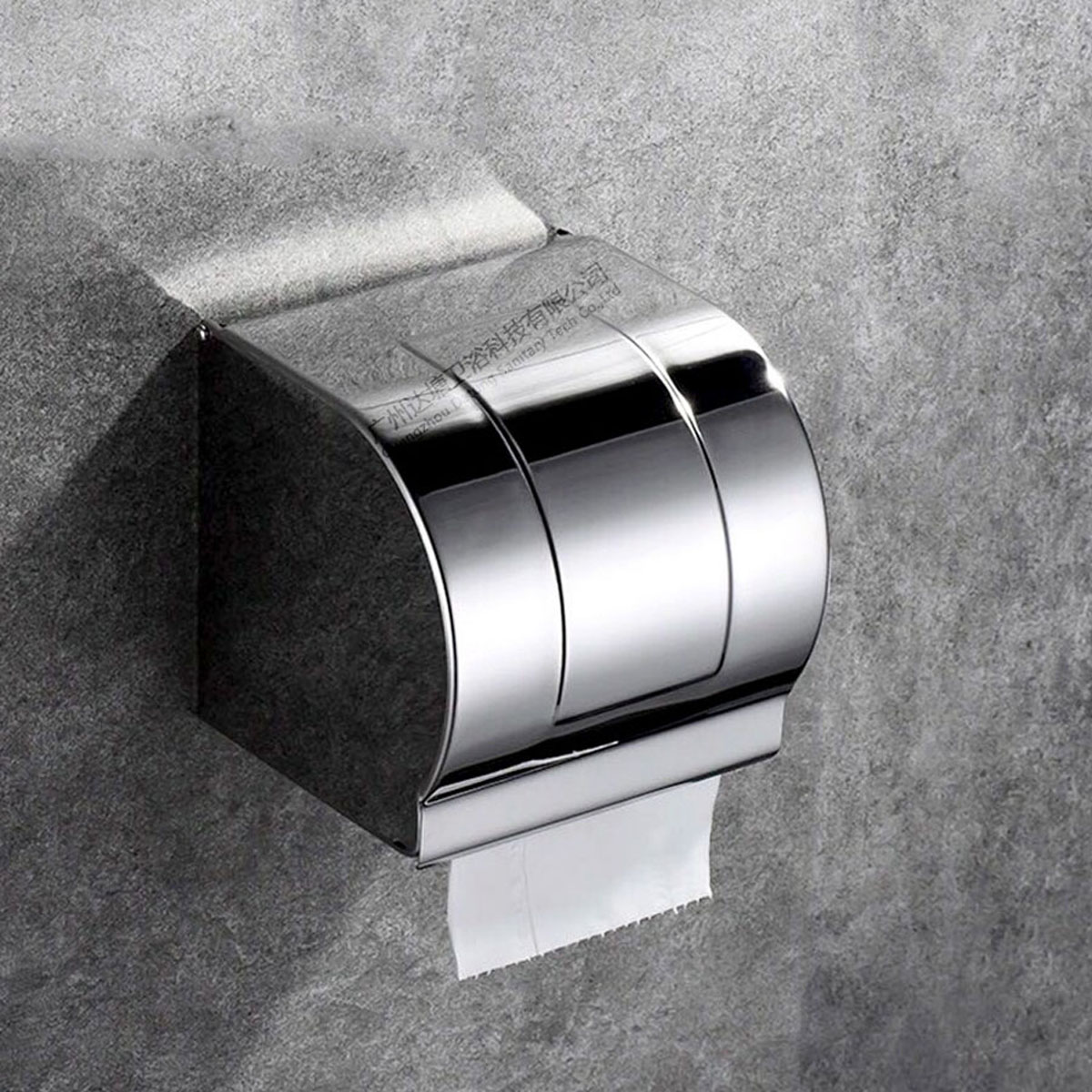 Lô giấy vệ sinh inox 304 – Thiết kế kín, chống thấm nước, bảo vệ giấy tốt nhất