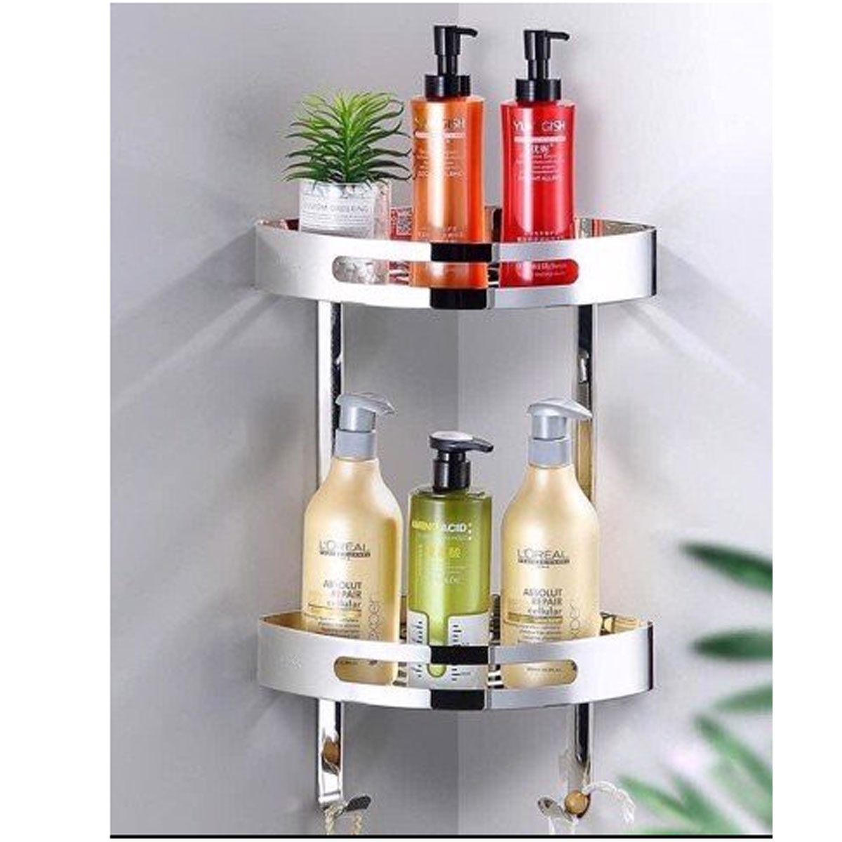 Kệ góc inox 304 – Thiết kế chắc chắn, chống gỉ sét