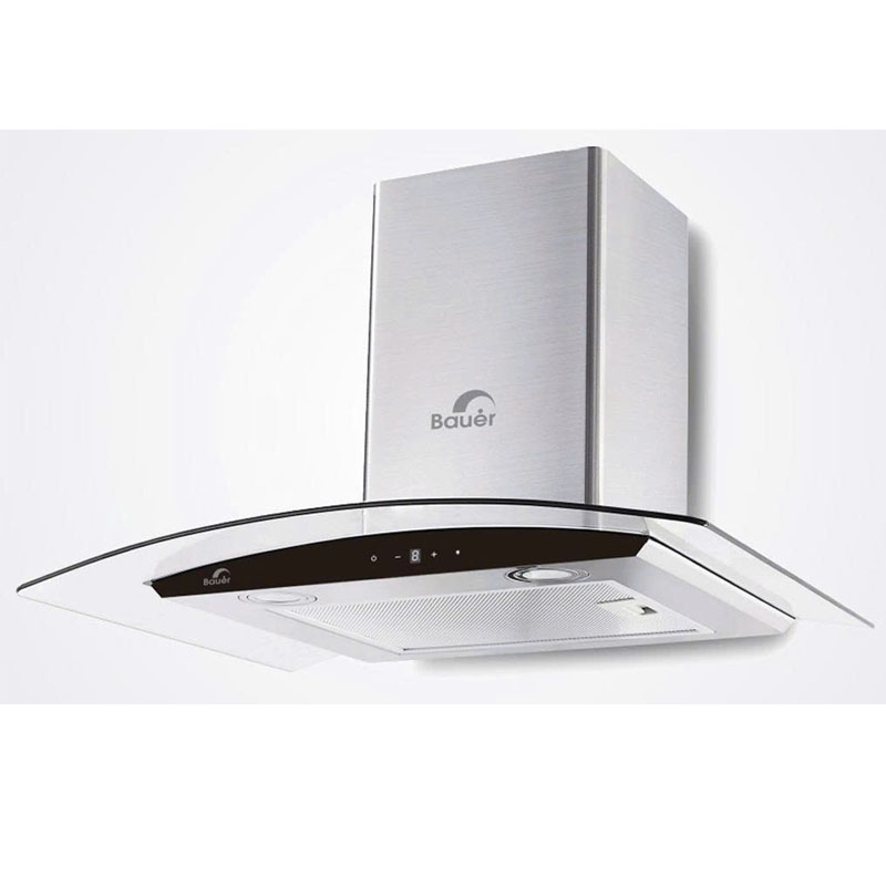 Máy hút mùi Bauer BCN70PTB chính hãng – kính cong sang trọng, cảm ứng hiện đại
