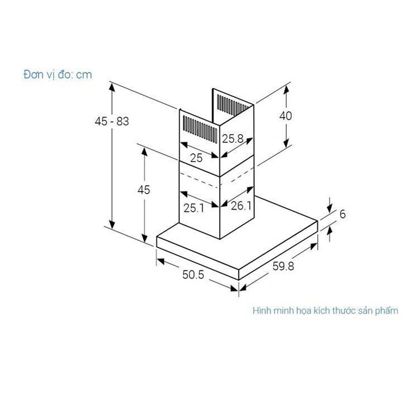 Thông Số Kỹ Thuật Máy hút mùi Bosch DWB67BK61T
