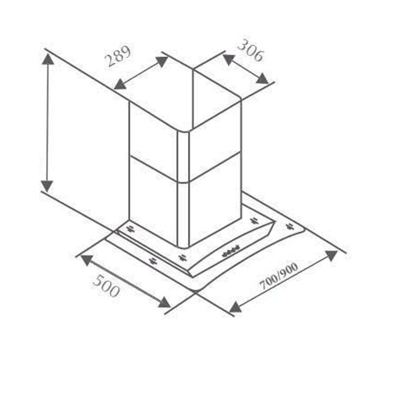Thông số kỹ thuật Máy hút mùi kính cong Canzy CZ-3790Q