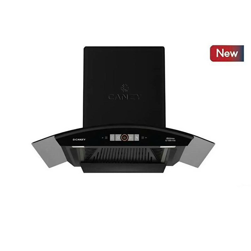 Máy hút mùi Canzy CZ 806 A5G chính hãng – thiết kế kính cong sang trọng, hút mạnh mẽ, bền đẹp