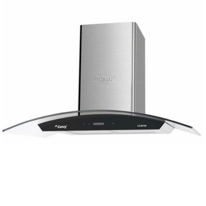 Máy hút mùi Canzy CZ-9970S – Thiết kế kính cong sang trọng, hút mùi mạnh mẽ, vận hành êm ái