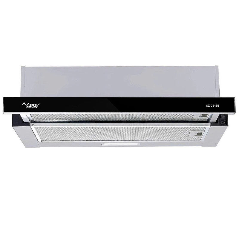 Máy hút mùi Canzy CZ C516B – Thiết kế âm tủ nhỏ gọn, sang trọng.