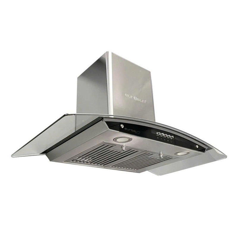 Lưới lọc nan inox 304 bền đẹp, dễ tháo rời và vệ sinh trên máy hút mùi Eurosun EH-70K10S