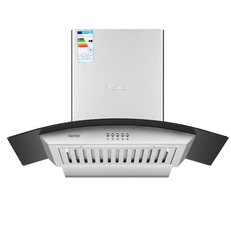 Máy hút mùi Faster FS CH370S – Thiết kế kính cong nhỏ gọn, hiện đại