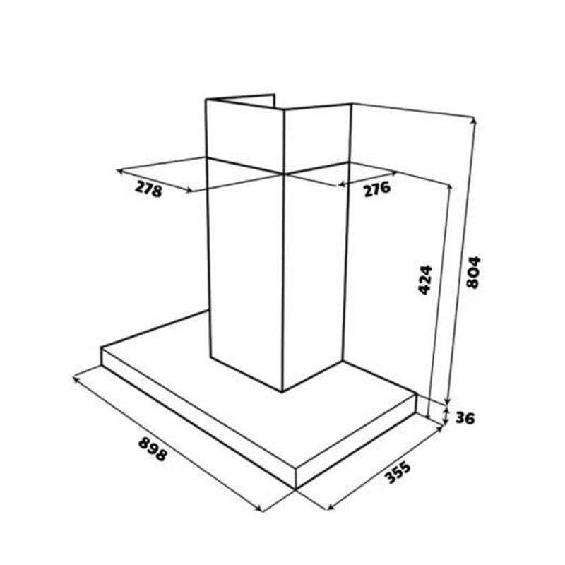  Thông Số Kỹ Thuật Máy hút mùi GrandX GX H90T78B