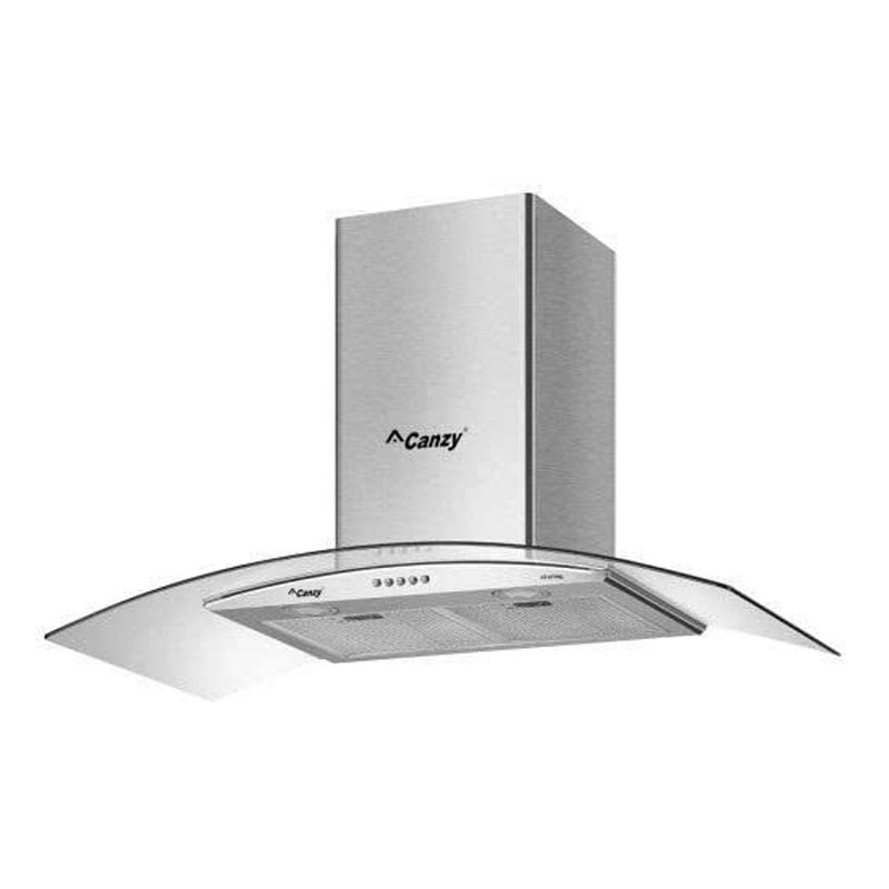 Máy hút mùi kính cong Canzy CZ-3790Q – Thiết kế sang trọng, hút mùi mạnh mẽ cho gian bếp hiện đại