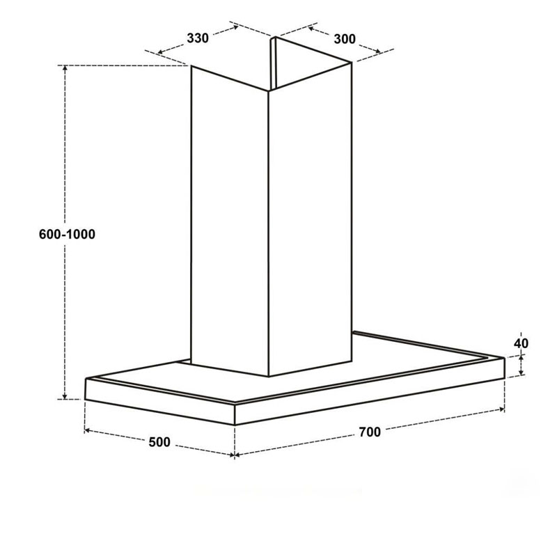 Thông Số Kỹ Thuật Máy Hút Mùi SV-70T4