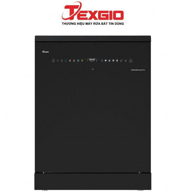 Máy rửa bát Texgio TGDM795B Smart Pro – 16 bộ, cửa điện tự động, công nghệ sấy khí nóng PTC