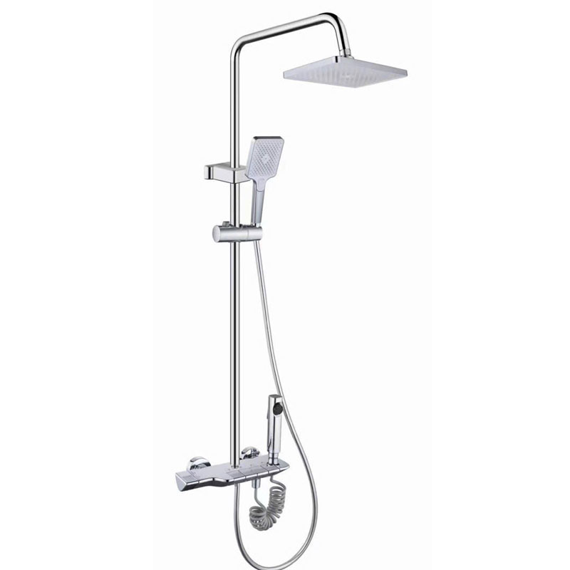 Sen cây tắm đứng nóng lạnh thiết kế phím đàn thông minh chuyển chế độ dễ dàng