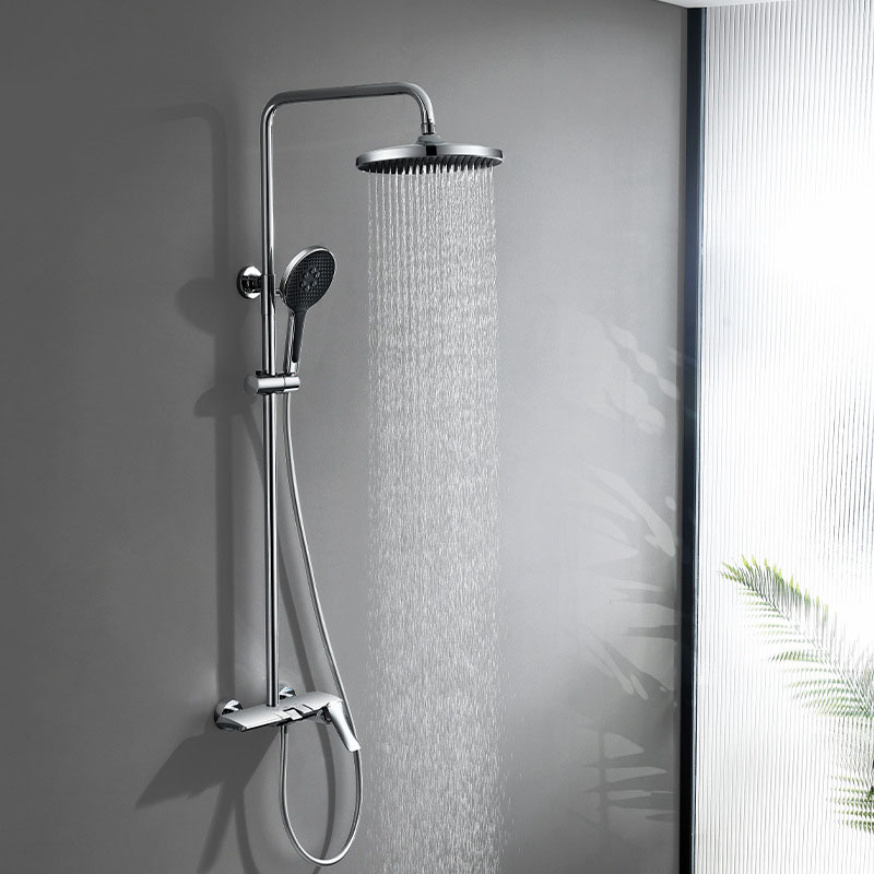 Sen cây tắm đứng nóng lạnh SC4060k thiết kế nút nhấn phím đàn mạ Niken Crom 4 lớp