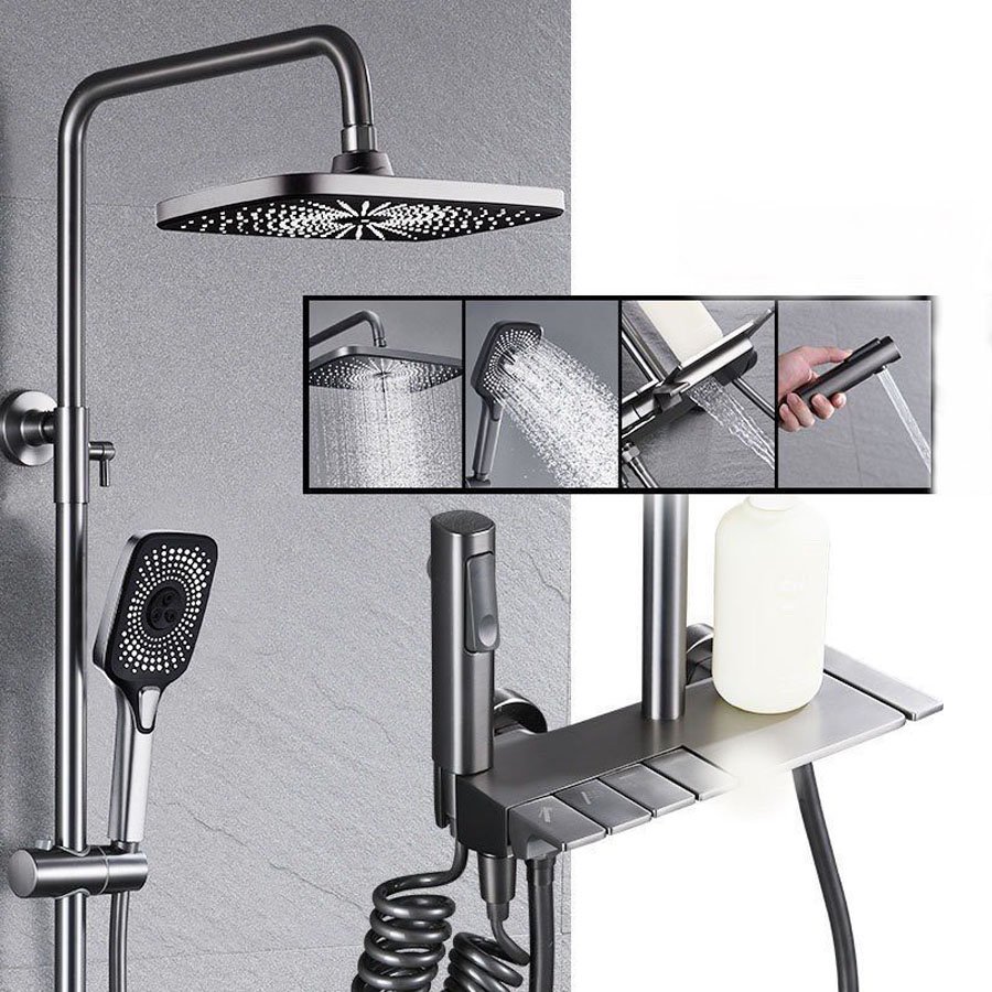 Sen tắm cây đồng mạ xám FTF36 – Chất liệu cao cấp, thiết kế sang trọng, bền bỉ theo thời gian.