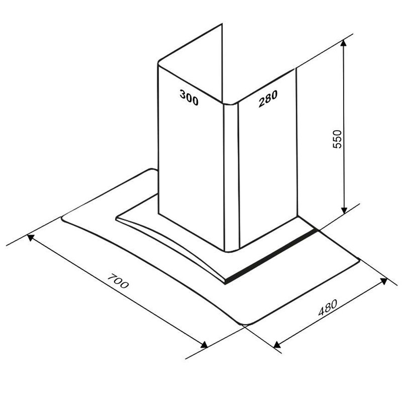 Thông số kỹ thuật máy hút mùi SV-325D