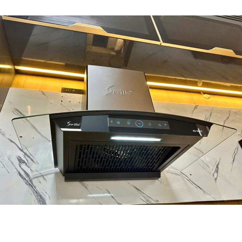 Công suất hút mạnh 1000m³/h máy hút mùi Sevilla