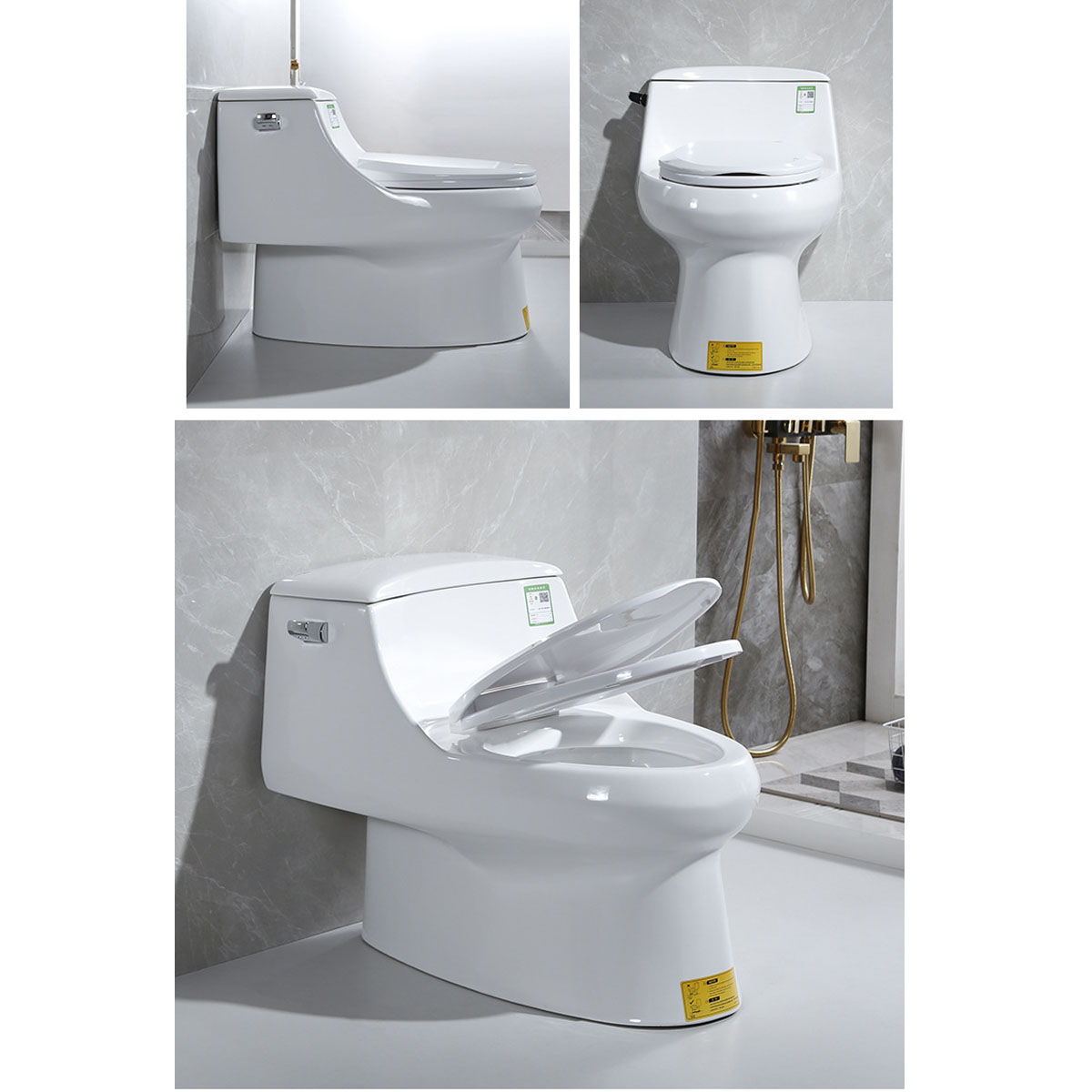 Thiết kế bồn cầu liền khối Bello BT945 mang lại sự sang trọng, phù hợp mọi không gian phòng tắm